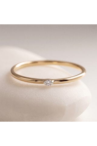 Bague - Or jaune et diamant