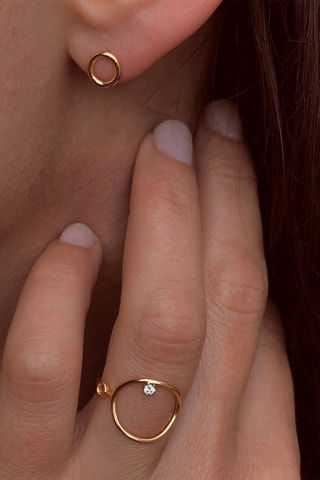Bague - Or jaune et diamant