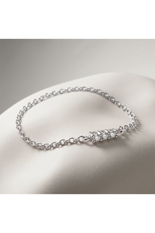 Bague - Or blanc et diamants