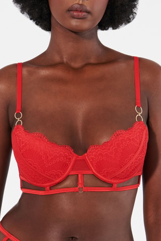 Soutien-gorge push-up Valentinaiz - Rouge - Undiz