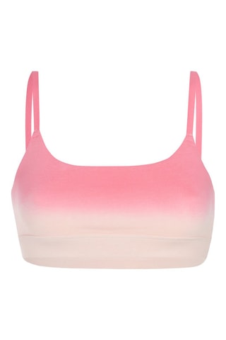 Brassière tie and dye Dipiz en coton biologique - Fuchsia - Undiz