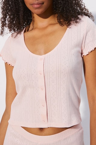 Top Prairiz en coton biologique - Rose - Undiz