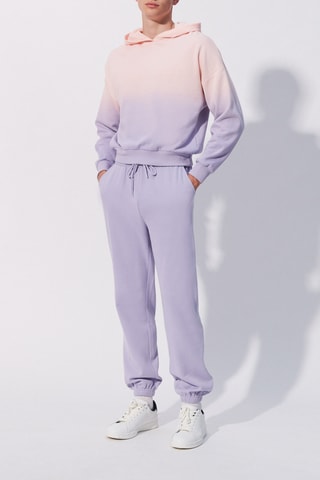 Sweat dip and dye Dipiz en coton biologique - Violet - Undiz
