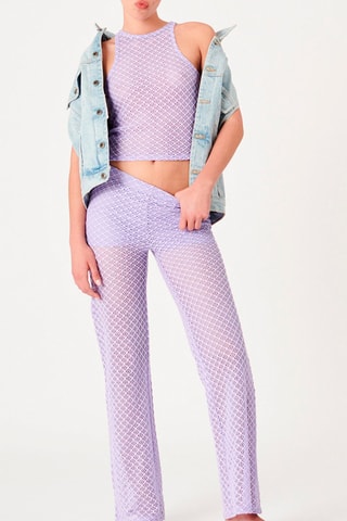 Crop top Beacheriz Mauve