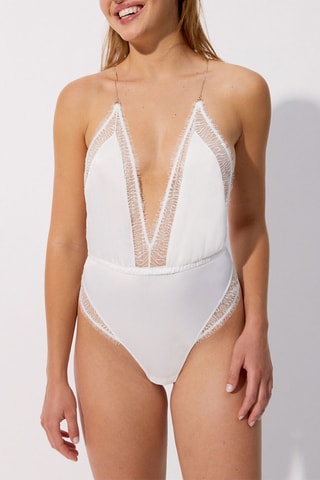 Body-tanga Thealiz - Blanc - Undiz