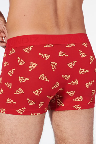 Boxer Repeatiz - Rouge et beige