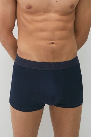 Boxer Repeatiz Shiniz Bleu marine