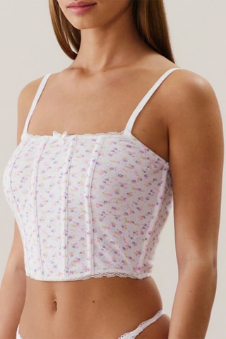 Crop top Emmaliz - Ecru