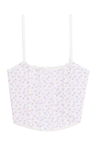 Crop top Emmaliz - Ecru