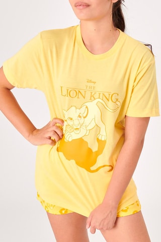 T-shirt Le Roi Lion Disney Vitasimbiz - Jaune