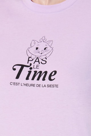 T-shirt Marie Les Aristochats Disney - Mauve