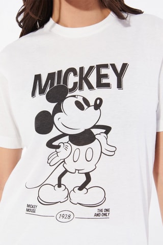 T-shirt de pyjama Basicmickiz - Ecru