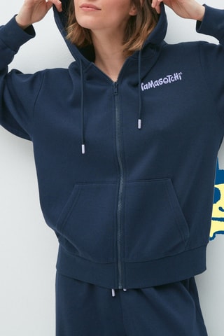 Sweat à capuche Mametchiz - Bleu marine