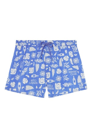Short de bain Suntiediz - Bleu cobalt