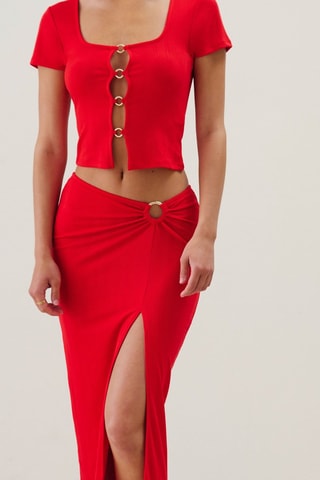 Jupe de plage Ringiliz - Rouge