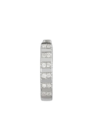 Créoles Linéa Or blanc et diamants