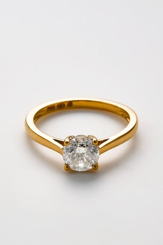 Solitaire Impérial Or jaune et diamant