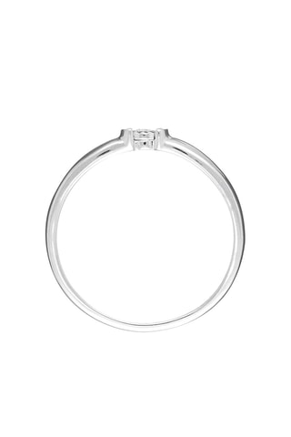 Solitaire Pure Or blanc et diamant
