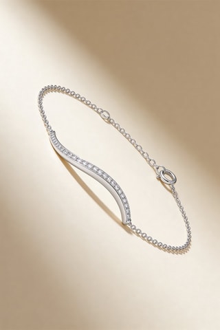 Bracelet Amya Or blanc et diamants