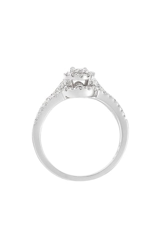 Bague Duo Majesté  - Or blanc et diamants 