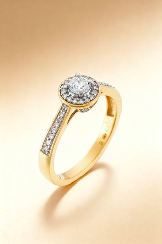 Bague Brillant Somptueux - Or jaune et diamants