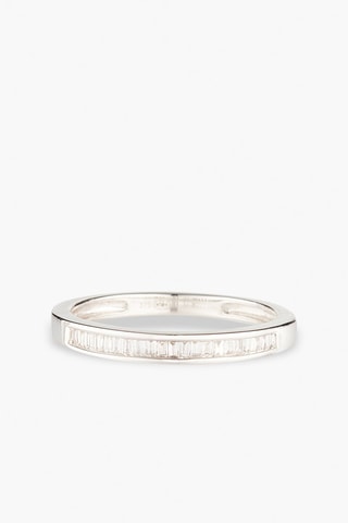 Bague Alliance Road Or blanc et diamants