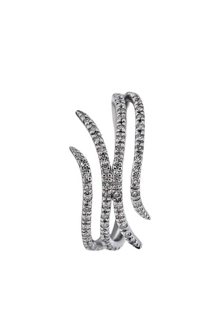Bague Diamond Dazzle - Or blanc et diamants