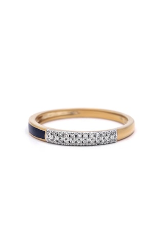 Bague - Or jaune et diamants