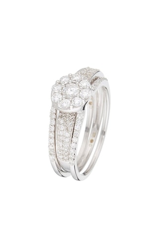 Bague Duo magique Or blanc et diamants