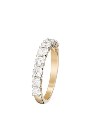 Bague Alliance Only You - Or jaune et diamants