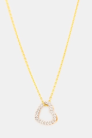 Pendentif Joli Cœur PM - Or jaune et diamants