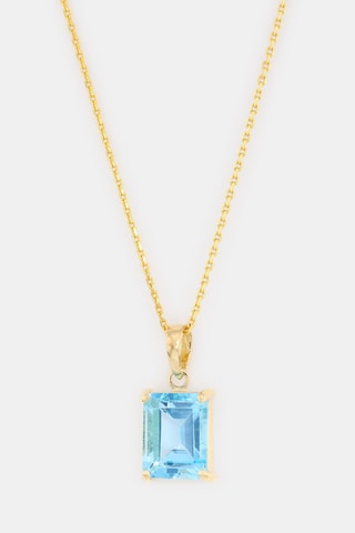Pendentif Shanya - Or jaune et topaze