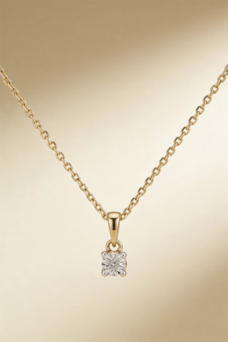 Pendentif Brillantine   Or jaune et diamant