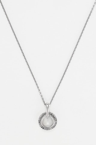 Pendentif Tracy - Or blanc et diamants