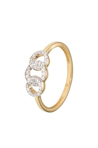 Bague Eloane - Or jaune et diamants