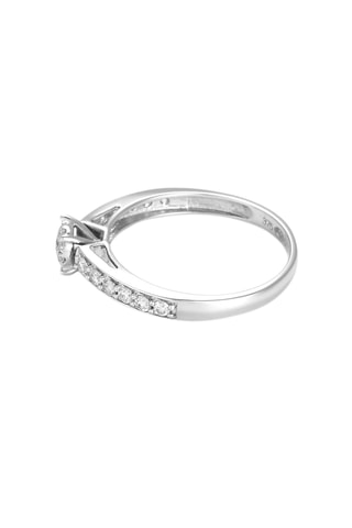 Bague Iseult - Or blanc et diamants