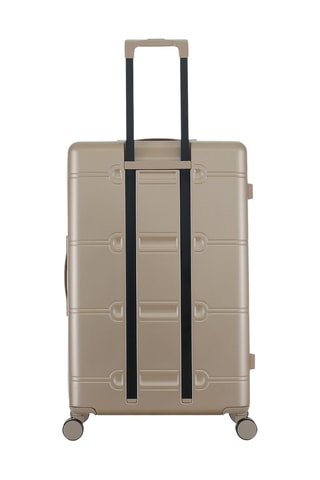 Valise XXS et valise grand volume - 55/76 cm - Beige