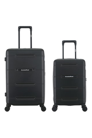 Valise semaine et Valise cabine low-cost et valise semaine (XXS/M) - 55/66 cm - Noir