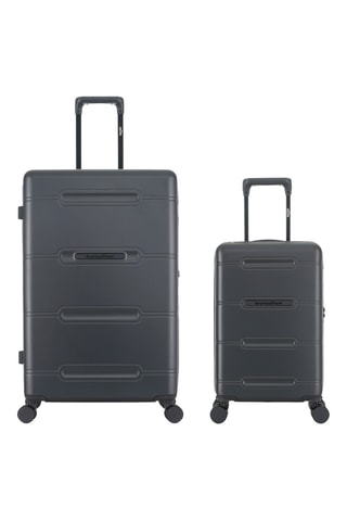  Valise XXS et valise grand volume  - 55/76 cm - Gris