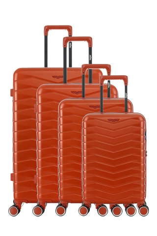 Set de 4 valises Seattle-O (XS/S/M/L) - 54/59/66/76 cm - Orange