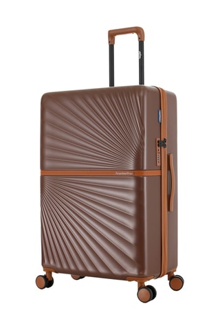 Valise semaine et valise grand volume Oakland (M/L) - 65,5/75,5 cm - Marron
