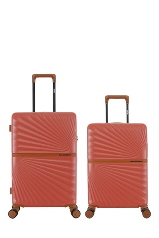 Valise cabine et valise semaine Oakland (S/M) - 58,5/65,5 cm - Orange