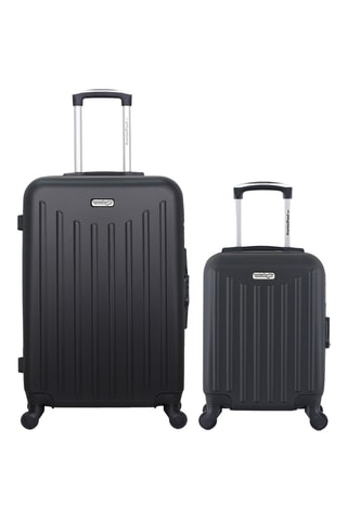 Valise XXS et valise semaine Brooklyn (XXS/M) - 46/65 cm - Noir