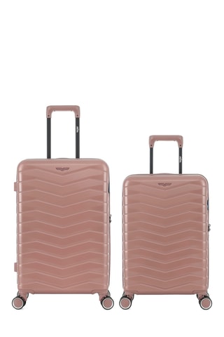 Valise cabine et valise semaine Seattle (S/M) - 59/66 cm - Rose