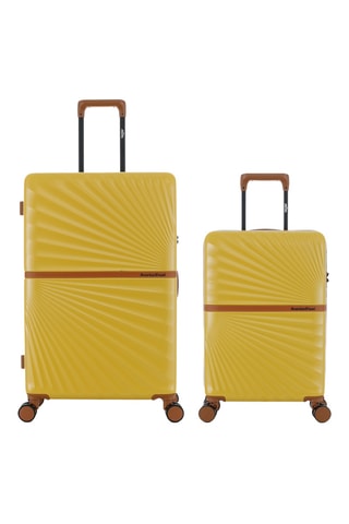 Valise cabine et valise grand volume Oakland (S/L) - 58,5/75,5 cm - Jaune