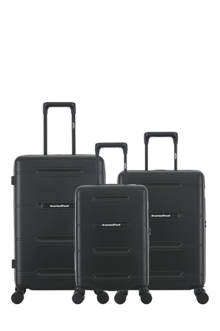 Set de 3 valises - 55/60/66 cm - Noir