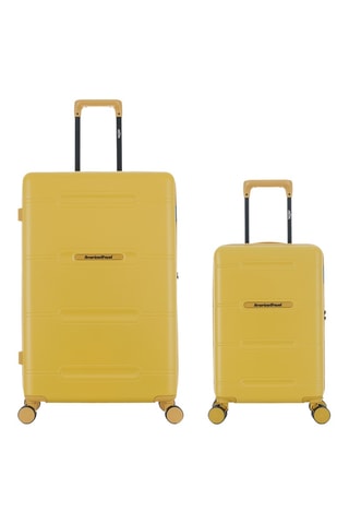 Valise XXS et valise XL - 55/76  cm - Jaune