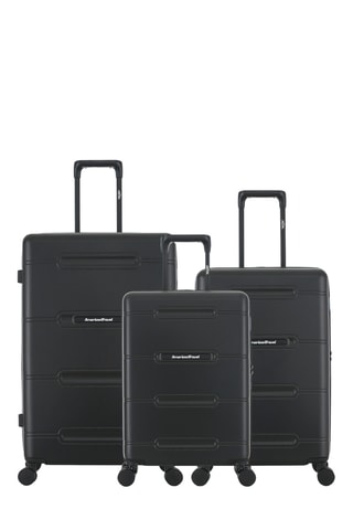 Set de 3 valises - 60/66/76 cm - Noir
