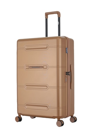 Valise cabine low-cost et valise grand volume (XS/L) - 55/76 cm - Marron