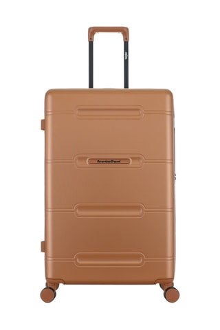 Valise cabine low-cost et valise grand volume (XS/L) - 55/76 cm - Marron